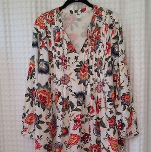 Old Navy Boho Chic Festival Lined Floral Dress